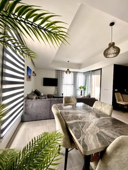 Luxurious Golf & Sea View Beach Apartment With Pool Access - Tamourrit, Taghazout Bay Exterior foto